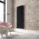 Faro Matt Black Double Flat Panel Vertical Radiator 1600x560mm