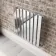 Faro Chrome Single Flat Panel Horizontal Radiator 600x560mm
