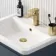 Brushed Brass Basin Overflow Ring