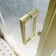 London Brushed Brass 6mm Bifold Shower Enclosure 1000x760mm