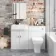 Harper Gloss White Combination Vanity Basin and Atlanta Toilet 1200mm