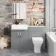 Harper Stone Grey Combination Vanity Basin with Marble Top & Atlanta Toilet 1200mm