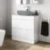 Trent Gloss White Drawer with Marble Top 800mm - Excludes Counter Top Basin