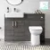 Harper Charcoal Elm Combination Vanity Basin and Aruba Toilet 1200mm