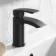 Severn Matt Black Basin & Bath Mixer Tap Set