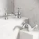 Thames Traditional Chrome Basin & Bath Mixer Tap Set