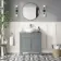 Bermuda Dove Grey Vanity With Round Counter Top Basin 800mm