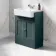 Monaco Midnight Green Basin Vanity 600mm