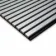 Trepanel Design® Grey Metallic Silver on Black Felt Acoustic Wood Slat Panels