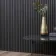 Trepanel® Chevron Noir Black Acoustic Wood Wall Panels