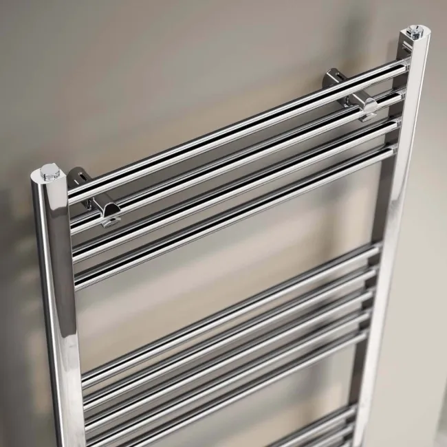 Barcelona Chrome Straight Heated Towel Rail 1600x600mm