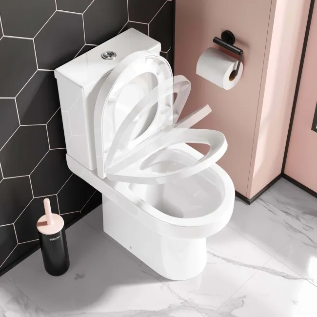 Denver Close Coupled Toilet With Soft Close Seat