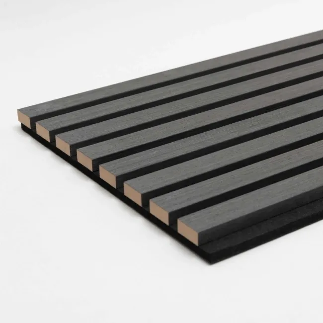 Trepanel® Noir Black Acoustic Wood Wall Panels