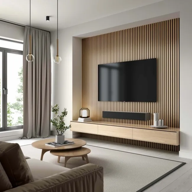 Trepanel Lite® Flexible Oak Acoustic Wood Wall Panels