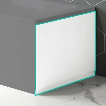 Gloss White Wooden Bath End Panel 700mm