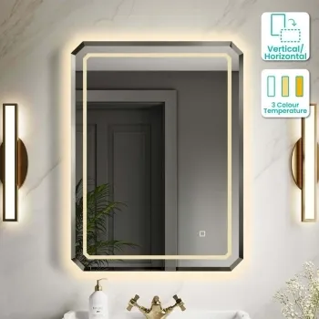 Thea Illuminated LED Mirror 800x600mm