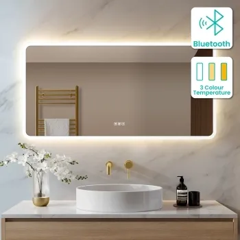 Jolie Illuminated LED Mirror With BLUETOOTH Speaker 600x1200mm