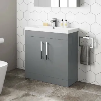 Avon Stone Grey Basin Vanity 800mm