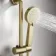 Aran Brushed Brass Round Thermostatic Bar Shower Set