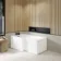 L Shaped 1500 Shower Bath - Left Handed
