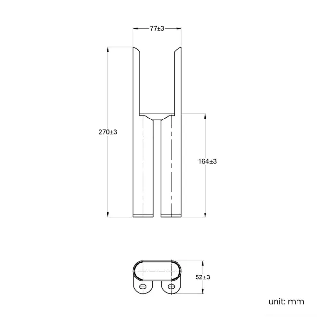 Antique Gold Traditional 2 Column Radiator Feet