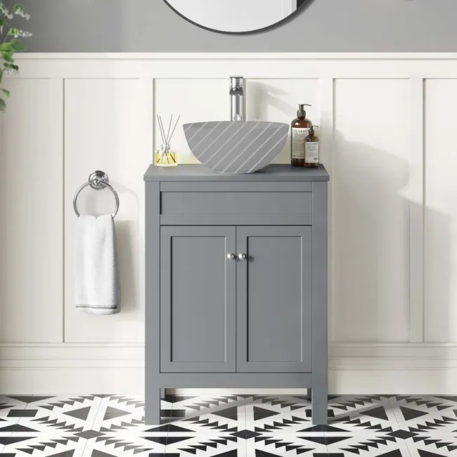 Bermuda Dove Grey Vanity 600mm