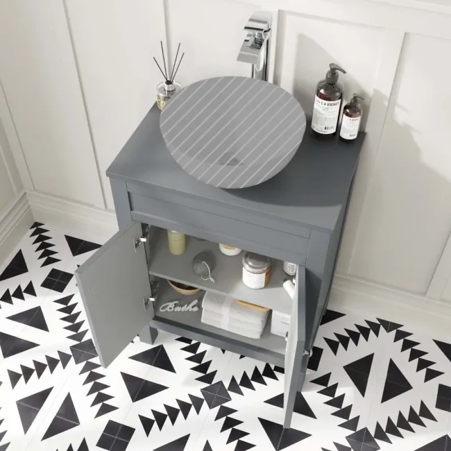 Bermuda Dove Grey Vanity 600mm