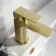 Soar Brushed Brass Basin Mixer Tap