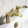 Aire Brushed Brass Bath Filler