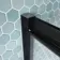 London Matt Black 6mm Corner Entry Shower Enclosure 760x760mm
