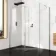 Copenhagen Easy Clean 8mm Walk In Shower Enclosure 1000mm & 900mm Glass with Pivotal Return Panel