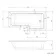 L Shaped 1700 Shower Bath with Front Panel & 4mm Fixed Screen with Rail - Right Handed