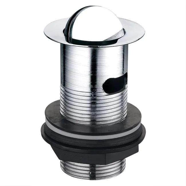 Chrome Flip Basin Waste - Slotted