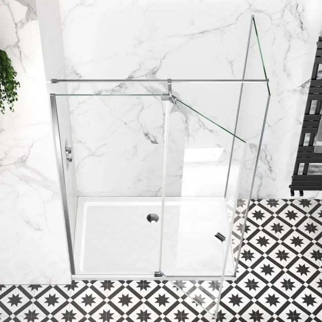 Vienna Easy Clean 8mm Hinged Shower Enclosure 1400x800mm