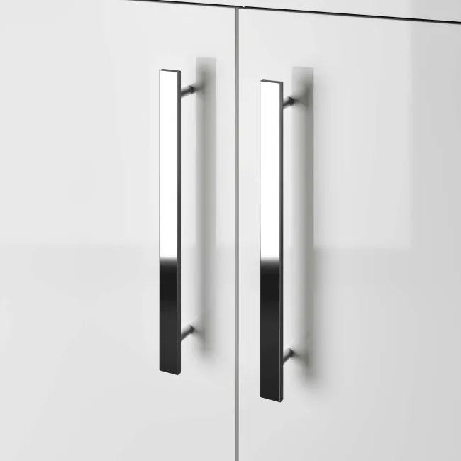 Avon Gloss White Basin Vanity and Back To Wall Unit 1000mm