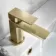 Ribble Brushed Brass Basin Mixer Tap
