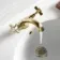 Nairn Traditional Brushed Brass Basin Mixer Tap