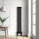 Athens Matt Black Double Column Vertical Traditional Radiator 1800x290mm