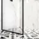 Munich Matt Black Framed Easy Clean 8mm Wet Room Shower Glass Panel 800mm