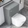 Harper Stone Grey Back To Wall Unit and Boston Toilet