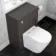 Traditional Graphite Grey Back To Wall Unit and Boston Toilet