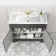 Lucia Graphite Grey Basin Vanity 1030mm - Brushed Brass Accents