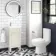 Bermuda Chalk White Cloakroom Basin Vanity 400mm