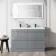 Trent Stone Grey Double Basin Drawer Vanity 1200mm