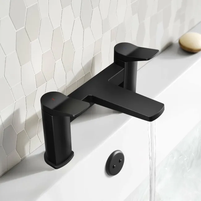 Aire Matt Black Bath Filler