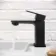 Mersey Matt Black Cloakroom Basin Mixer Tap