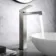 Dart Brushed Stainless Steel High Rise Basin Mixer Tap