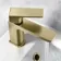 Ribble Brushed Brass Cloakroom Basin Mixer Tap