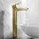 Ribble Brushed Brass High Rise Basin Mixer Tap