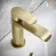 Tay Brushed Brass Basin Mixer Tap